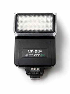 Minolta Auto 280PX TTL Shoe Mount Flash for X-700 X-570 Japan